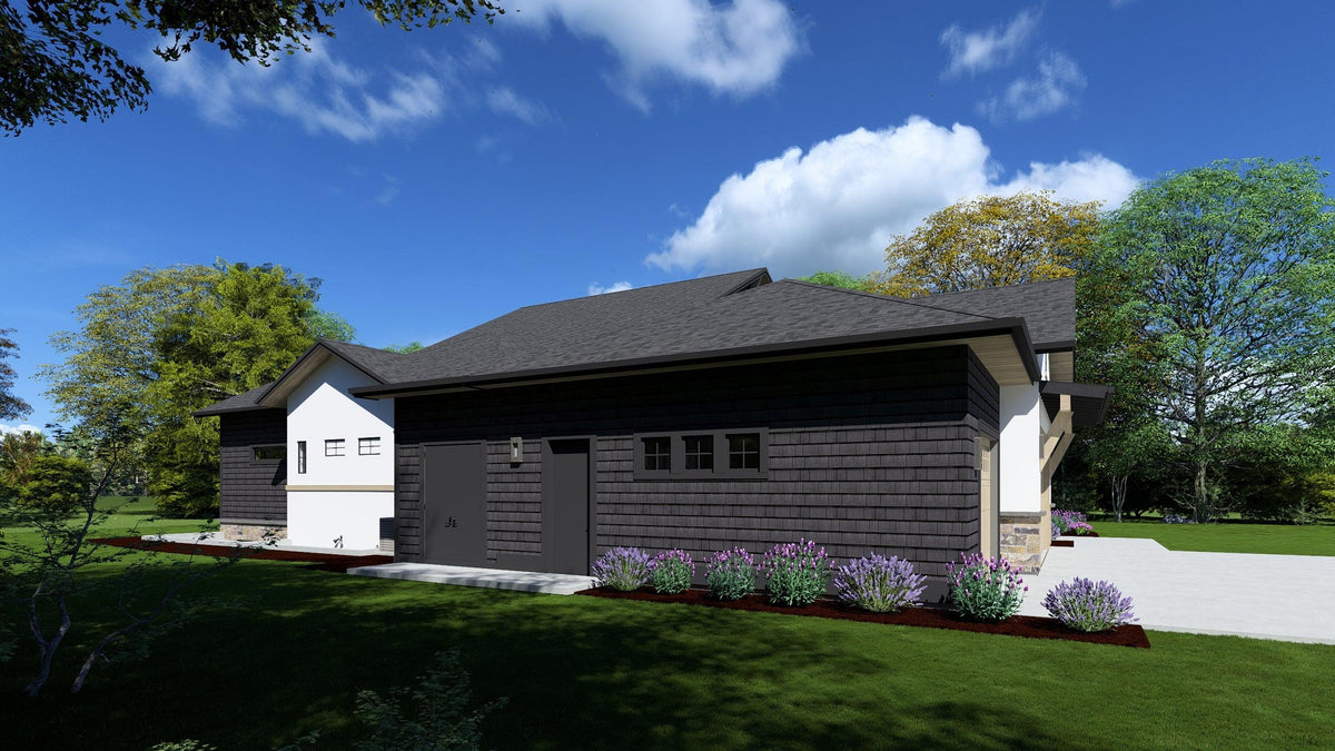 W7607-A Modern Farmhouse, 3 Bedrooms, 3 Bathrooms | USA-2876-MOFH Exterior-7