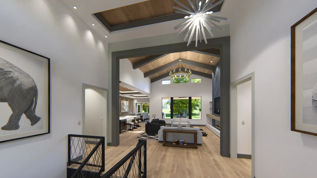 W7607-A Modern Farmhouse Entry, 3 Bedrooms, 3 Bathrooms | USA-2876-MOFH