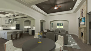 W7583-A Modern Farmhouse Breakfast Area and Kitchen, 2-4 Bedrooms, 2.5-3.5 Bathrooms | USA-3560-RFH 