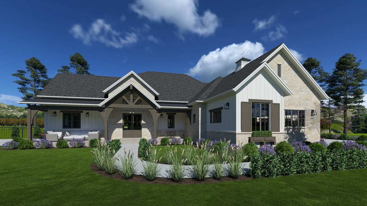 W7583-A Modern Farmhouse, 2-4 Bedrooms, 2.5-3.5 Bathrooms | USA-3560-RFH Exterior-1
