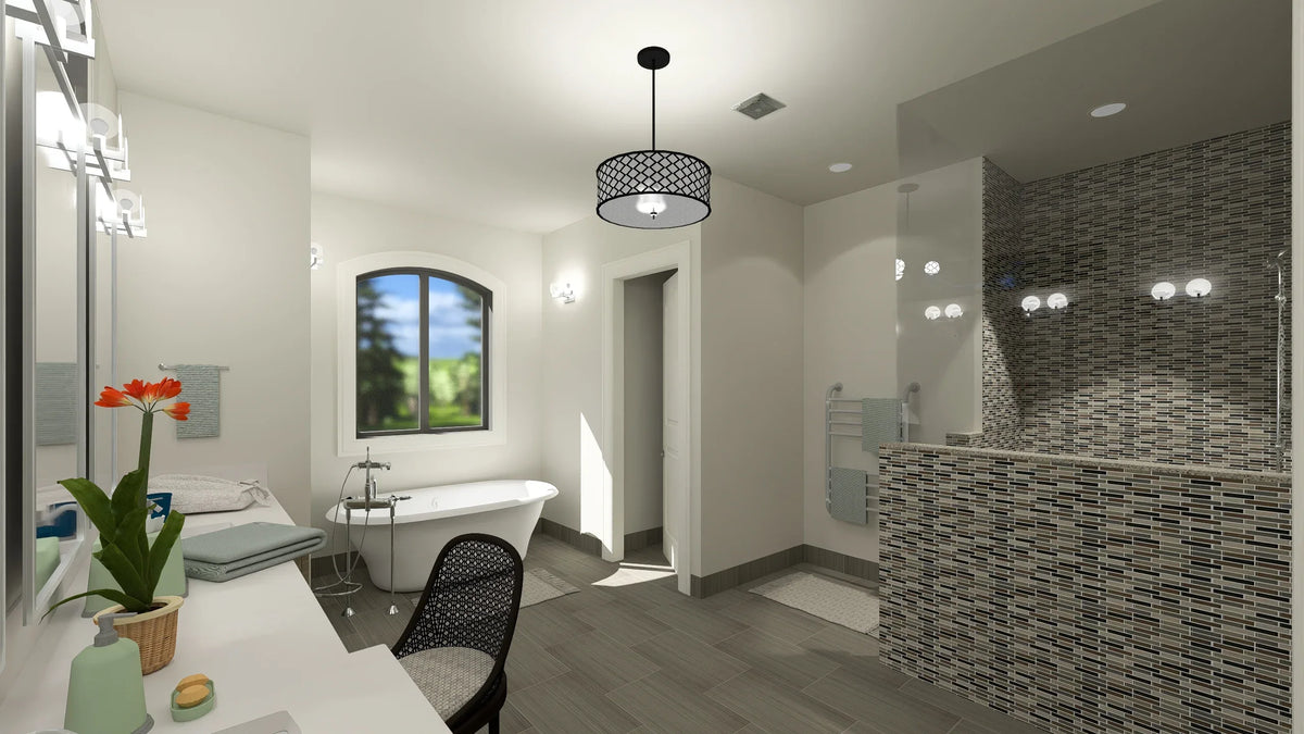 W7583-A Modern Farmhouse Master Bathroom, 2-4 Bedrooms, 2.5-3.5 Bathrooms | USA-3560-RFH 
