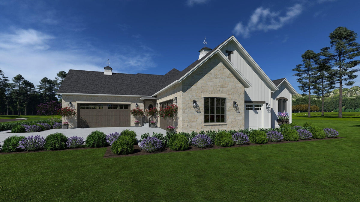 W7583-A Modern Farmhouse, 2-4 Bedrooms, 2.5-3.5 Bathrooms | USA-3560-RFH Exterior-4