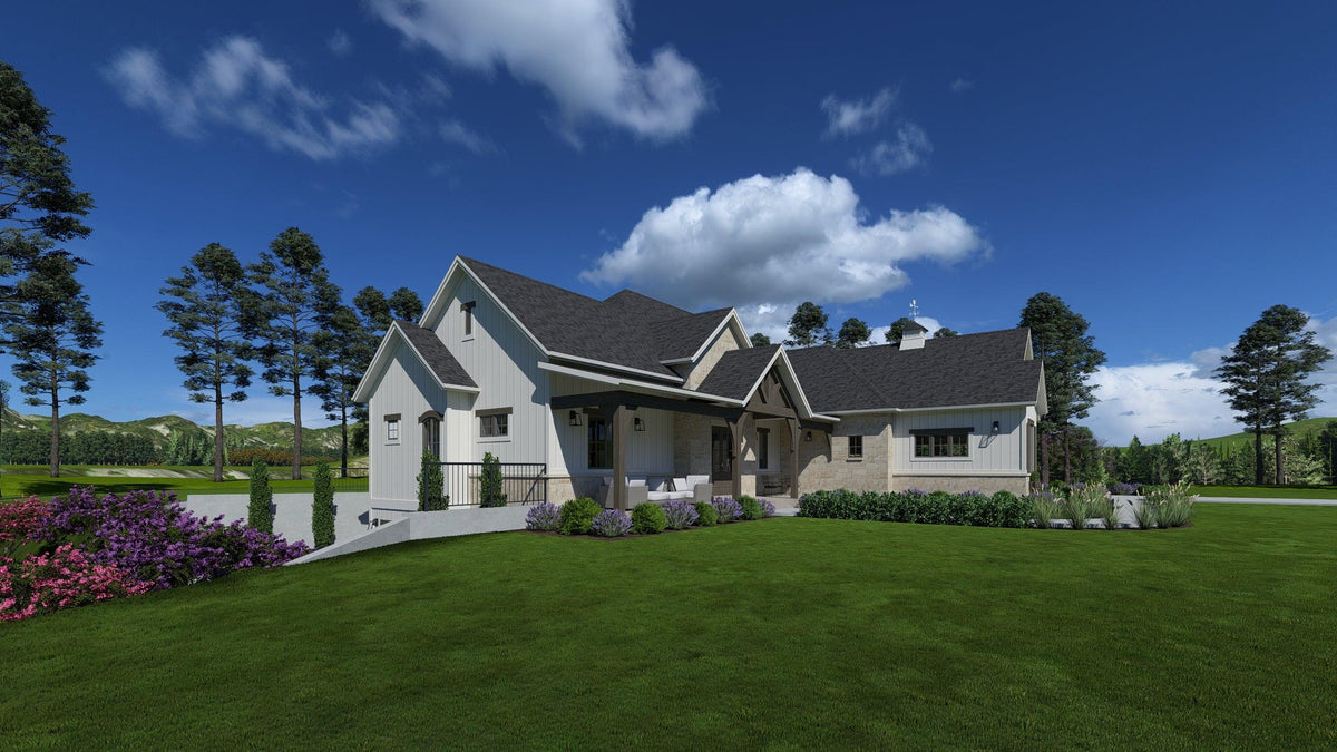 W7583-A Modern Farmhouse, 2-4 Bedrooms, 2.5-3.5 Bathrooms | USA-3560-RFH Exterior-8