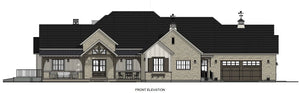 W7583-A Modern Farmhouse Front, 2-4 Bedrooms, 2.5-3.5 Bathrooms | USA-3560-RFH 