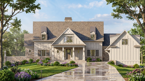 Spacious 4-Bedroom Home Plan with Bonus Room and Walkout Basement