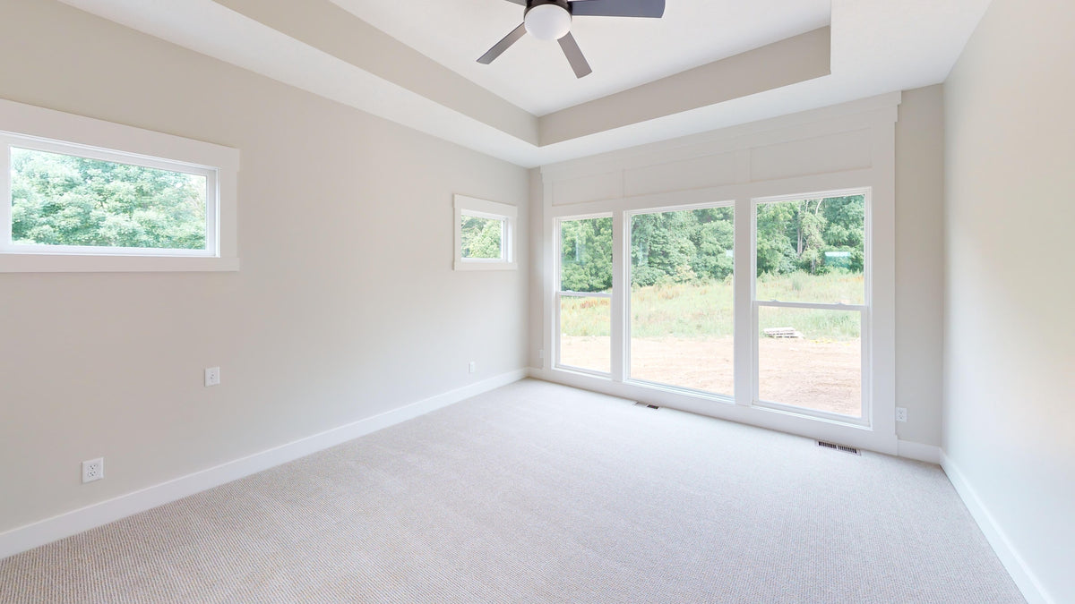 AJ7700-A Modern Farmhouse Master Bedroom, 3 Bedrooms, 2.5 Bathrooms | Plan 1044  