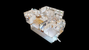 AJ7700-A Modern Farmhouse Dollhouse View, 3 Bedrooms, 2.5 Bathrooms | Plan 1044  