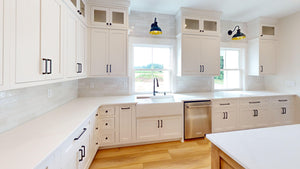 AJ7700-A Modern Farmhouse Kitchen, 3 Bedrooms, 2.5 Bathrooms | Plan 1044  