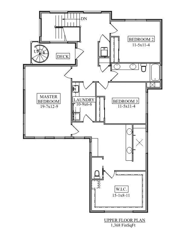 Kingston Hill House Plan - Archival Designs House Plans, floor plan