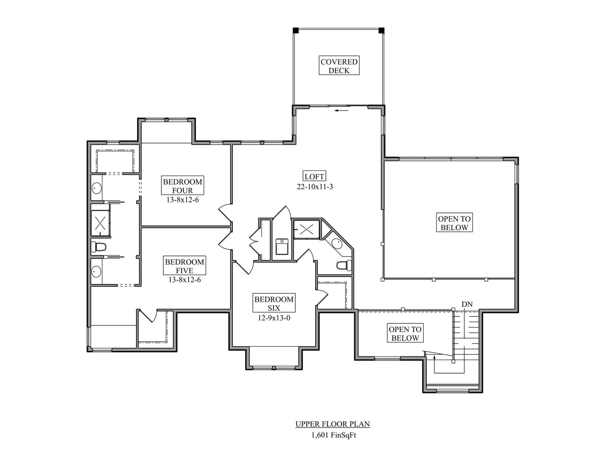 Caseys Ridge Second Floor Plan