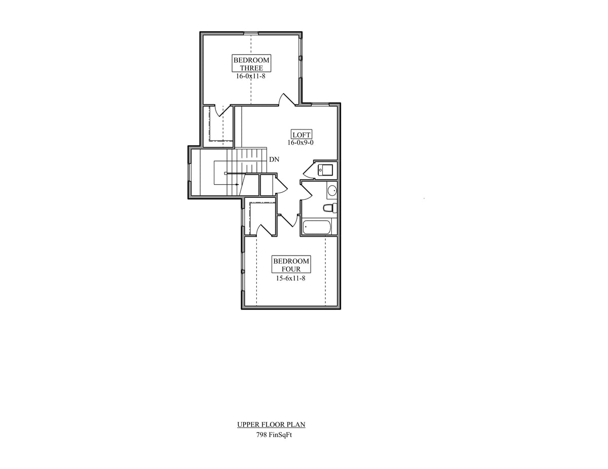 Trappers Point Second Floor Plan