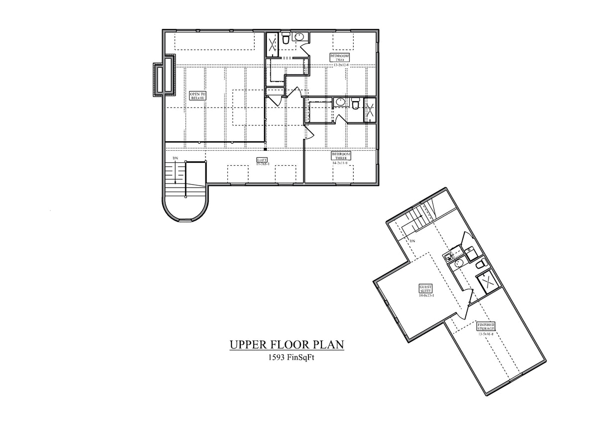 Sylvan Lake Upper Floor Plan