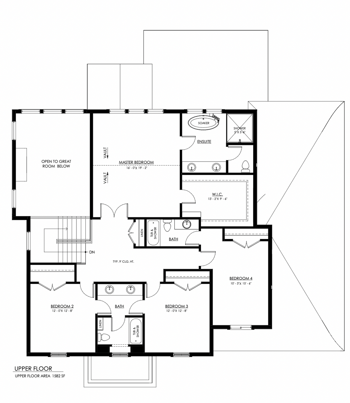 Highland Park Second Floor Plan