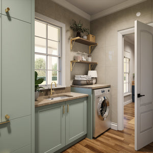 25124 Blues 3 Traditional Style Plan 3-Beds, 2.5 Bathrooms, Utility