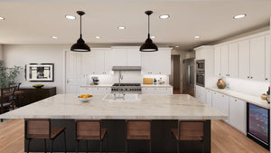 F8436-A Transitional House, 4 Bedrooms, 4.5 Bathrooms | Verano House Plan Kitchen