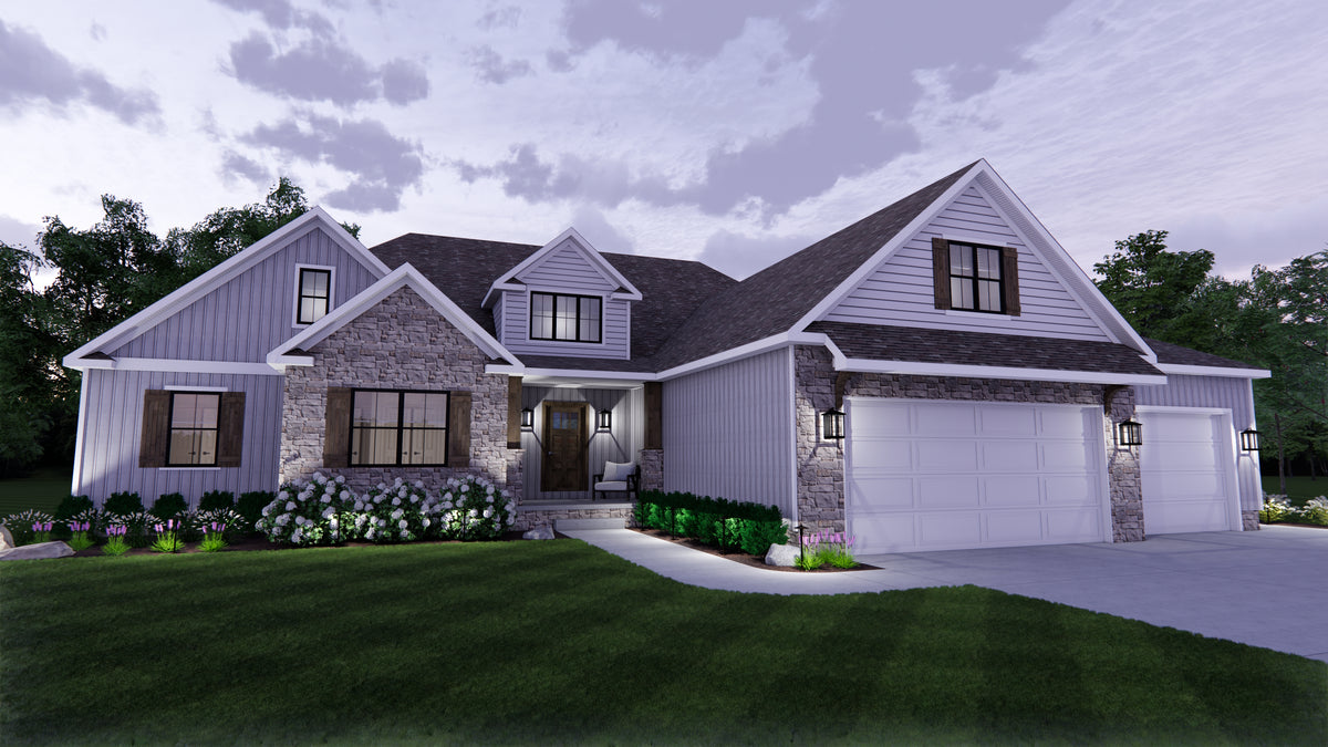 Spacious Modern Farmhouse with Bonus Room and Split Bedrooms