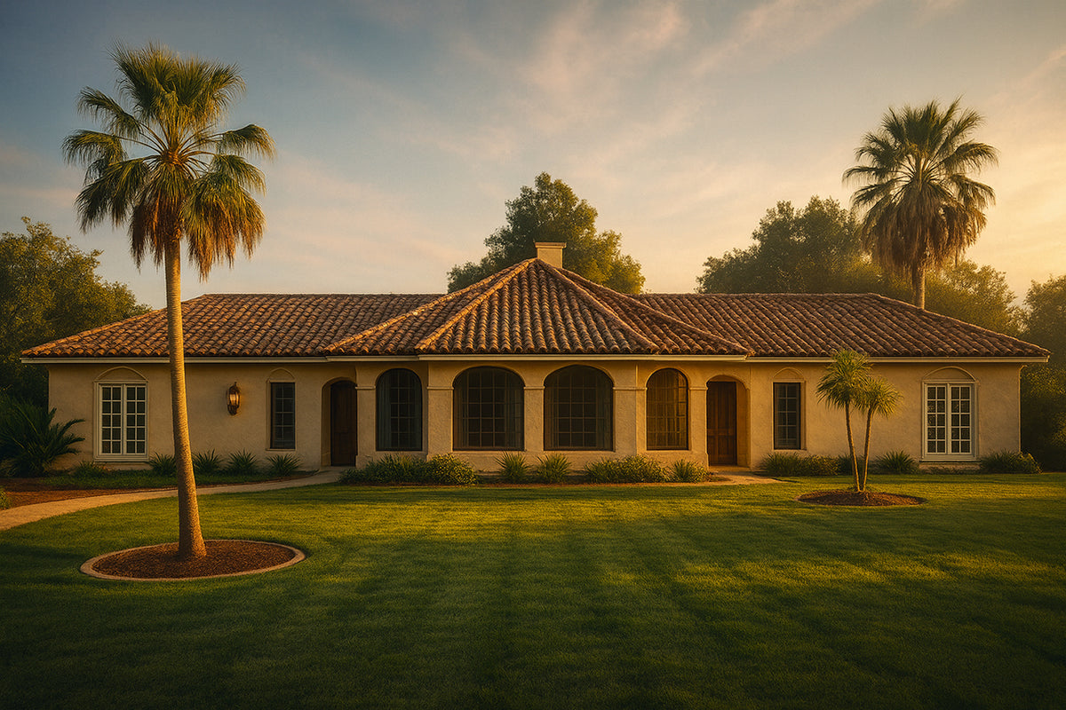 AM7653-A Southwestern House, 2 Bedrooms, 2.5 Bathrooms | San Pedro House Plan Exterior