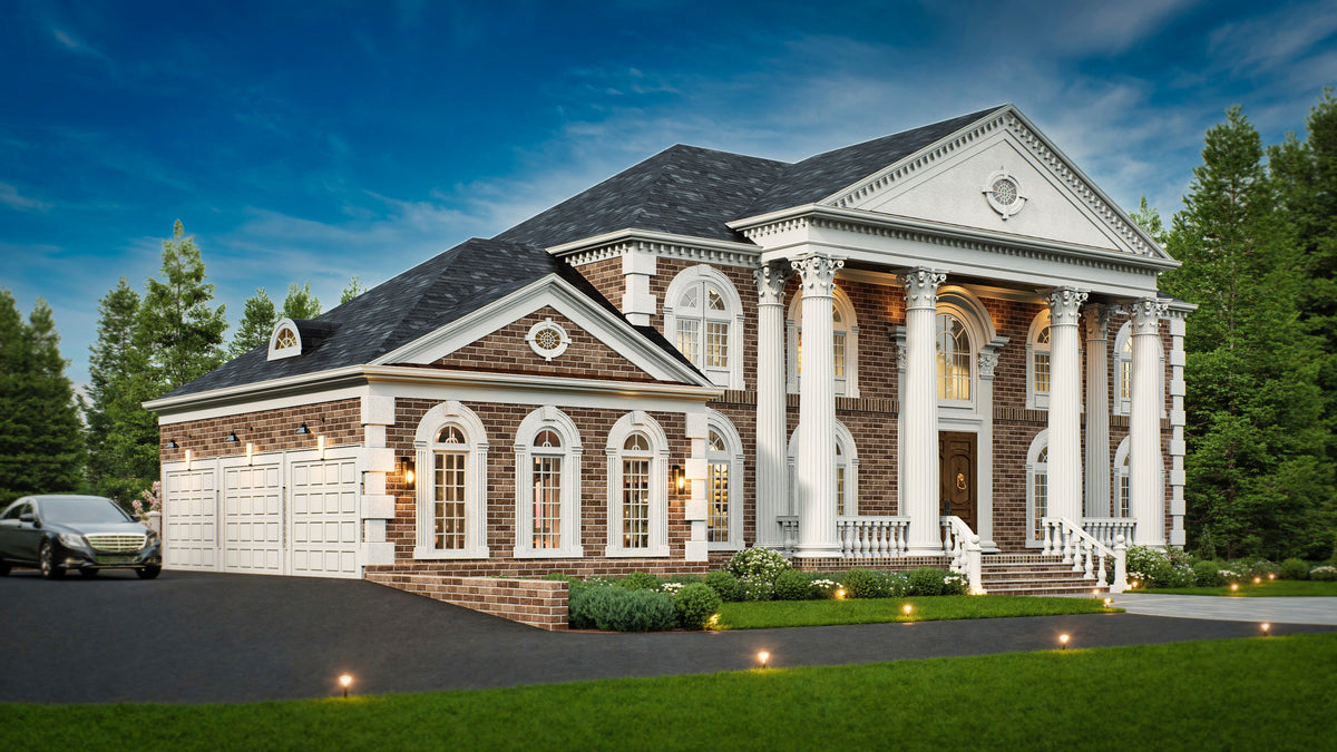 A003-A Classical House, 5 Bedrooms, 4 Bathrooms | Vinius House Exterior-5