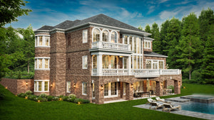 A003-A Classical House, 5 Bedrooms, 4 Bathrooms | Vinius House Exterior-7