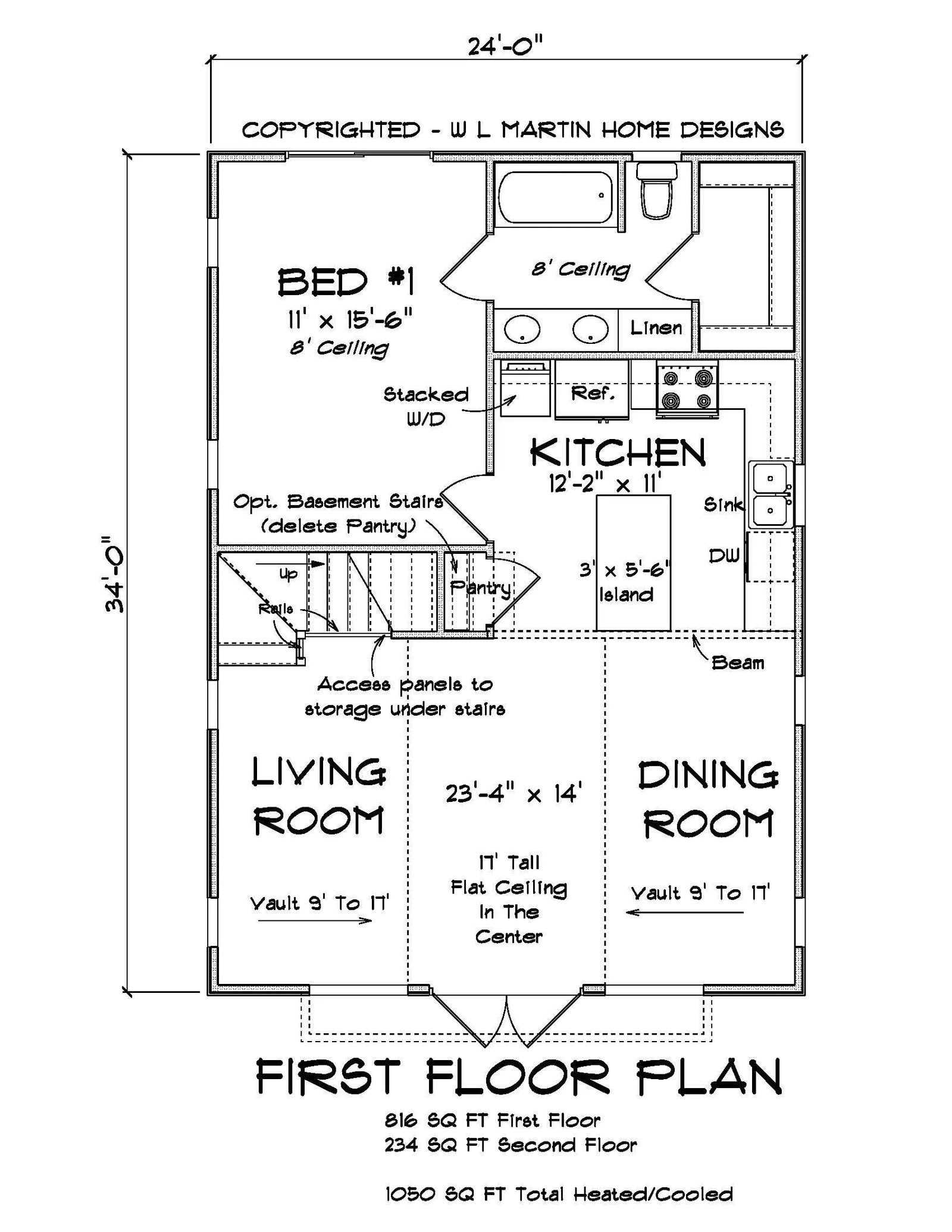 Whispering Willow House Plan - Archival Designs House Plans