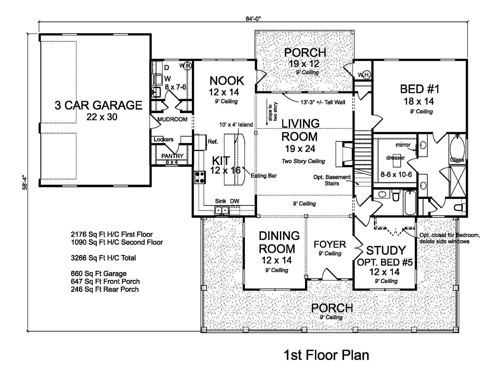 Sweetgrass House Plan - Archival Designs House Plans