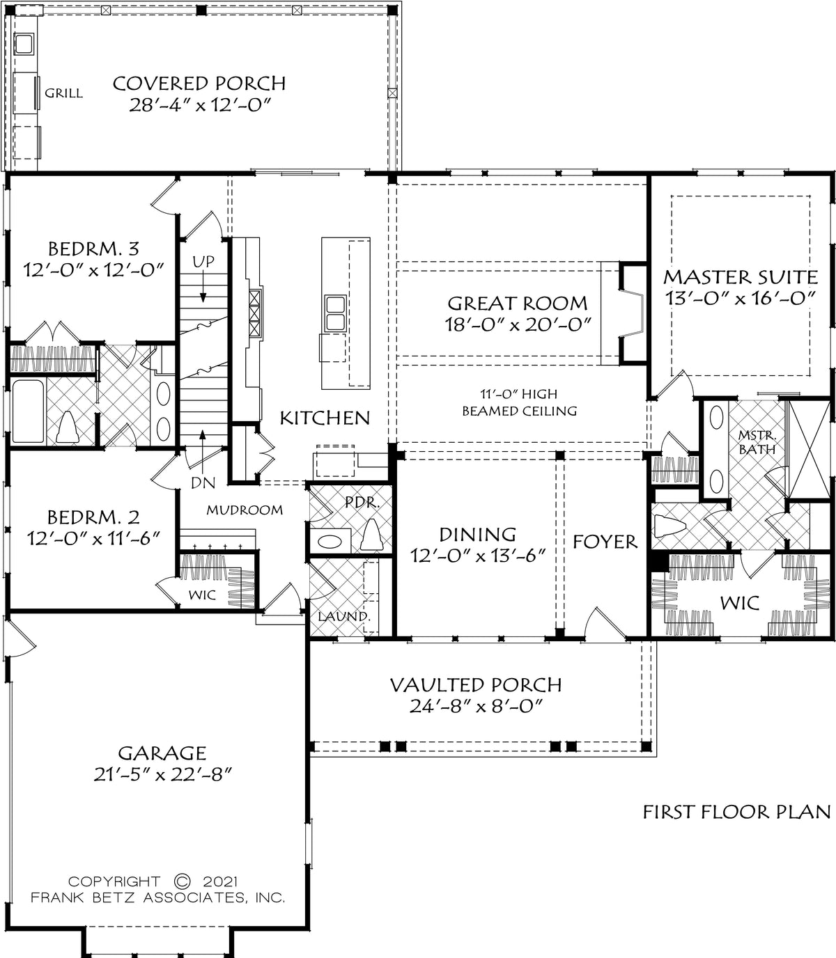 Waterbury Cottage First Floor Plan