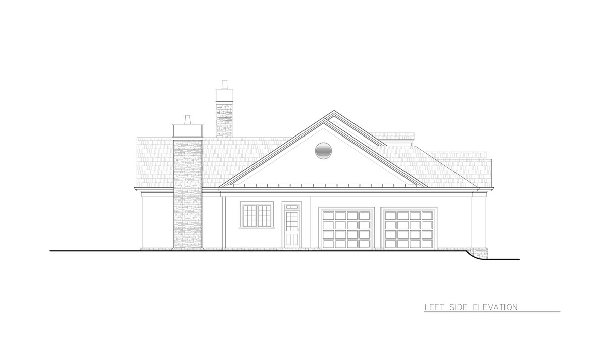 Elegant 3-Bedroom Cape Cod Style Home Plan for Convenient Lifestyle