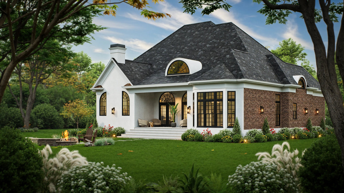 A468-A Traditional House, 4 Bedrooms, 3.5 Bathrooms | Westdrake House Exterior-7