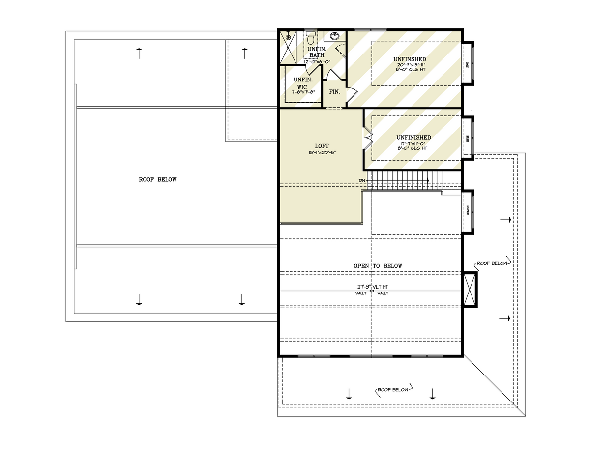 Whistlewood House Plan Second Floor Plan