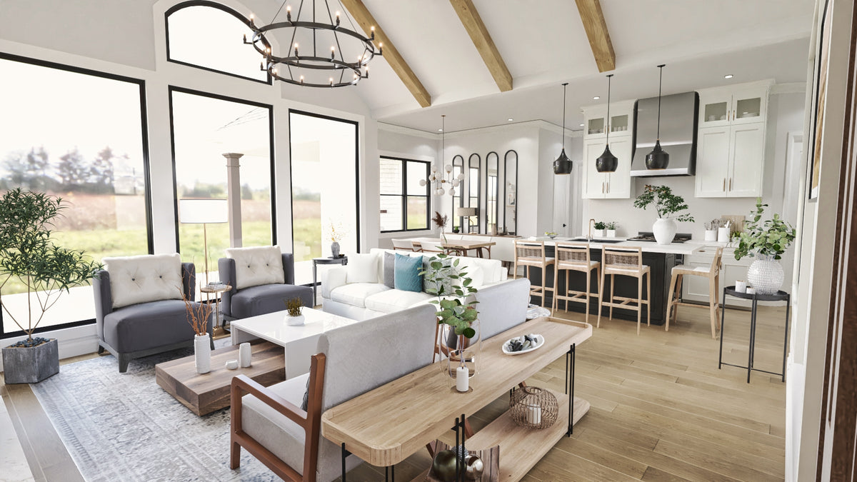 Lovely Family Home with Stone Exterior and Spacious Design