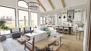 Lovely Family Home with Stone Exterior and Spacious Design