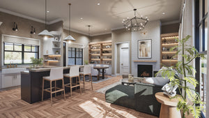 A7555-A Modern Farmhouse, 3 Bedrooms, 2.5 Bathrooms | Wells Manor House 