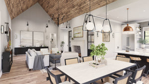A8073-A Modern Farmhouse Interior, 3 Bedrooms, 2.5 Bathrooms | Persimmon House Plan 