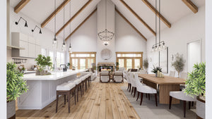 A7897-A Modern Farmhouse 3 Beds, 2 Baths Interior Dining 2