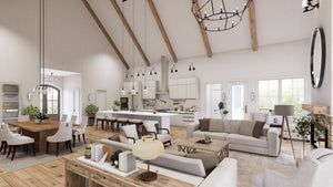 A7897-A Modern Farmhouse 3 Beds, 2 Baths Interior 2