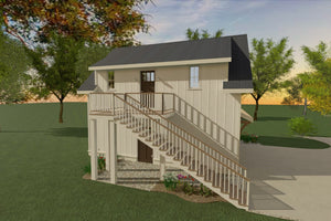 X7318-A The Wilbury 24x28 House Exterior-1