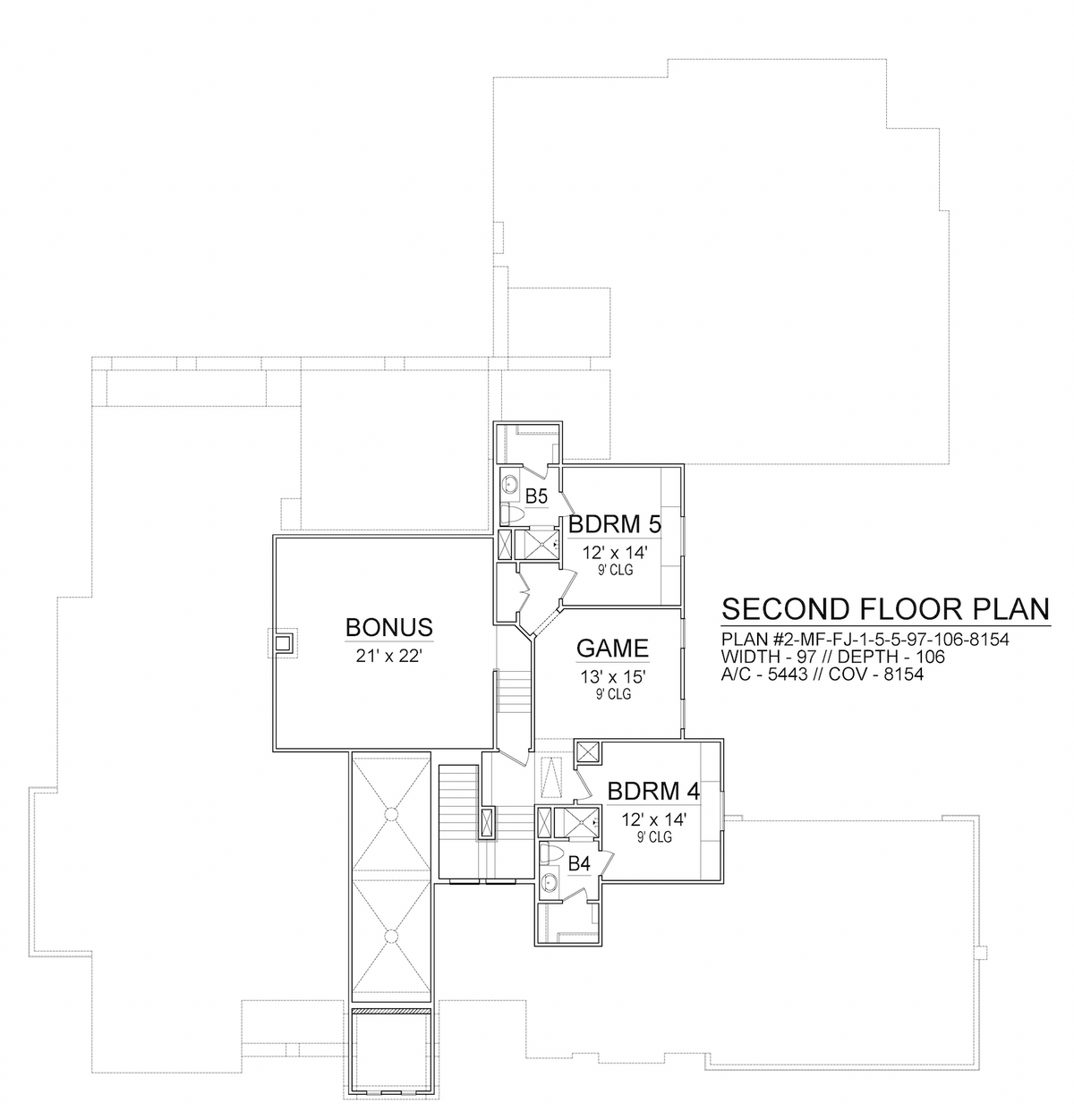 Willow Bend Second Floor Plan