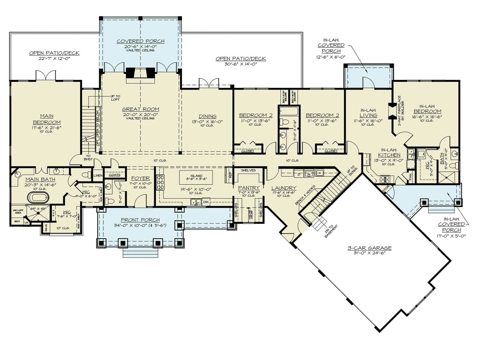 Willowbrook House Plan - Archival Designs House Plans