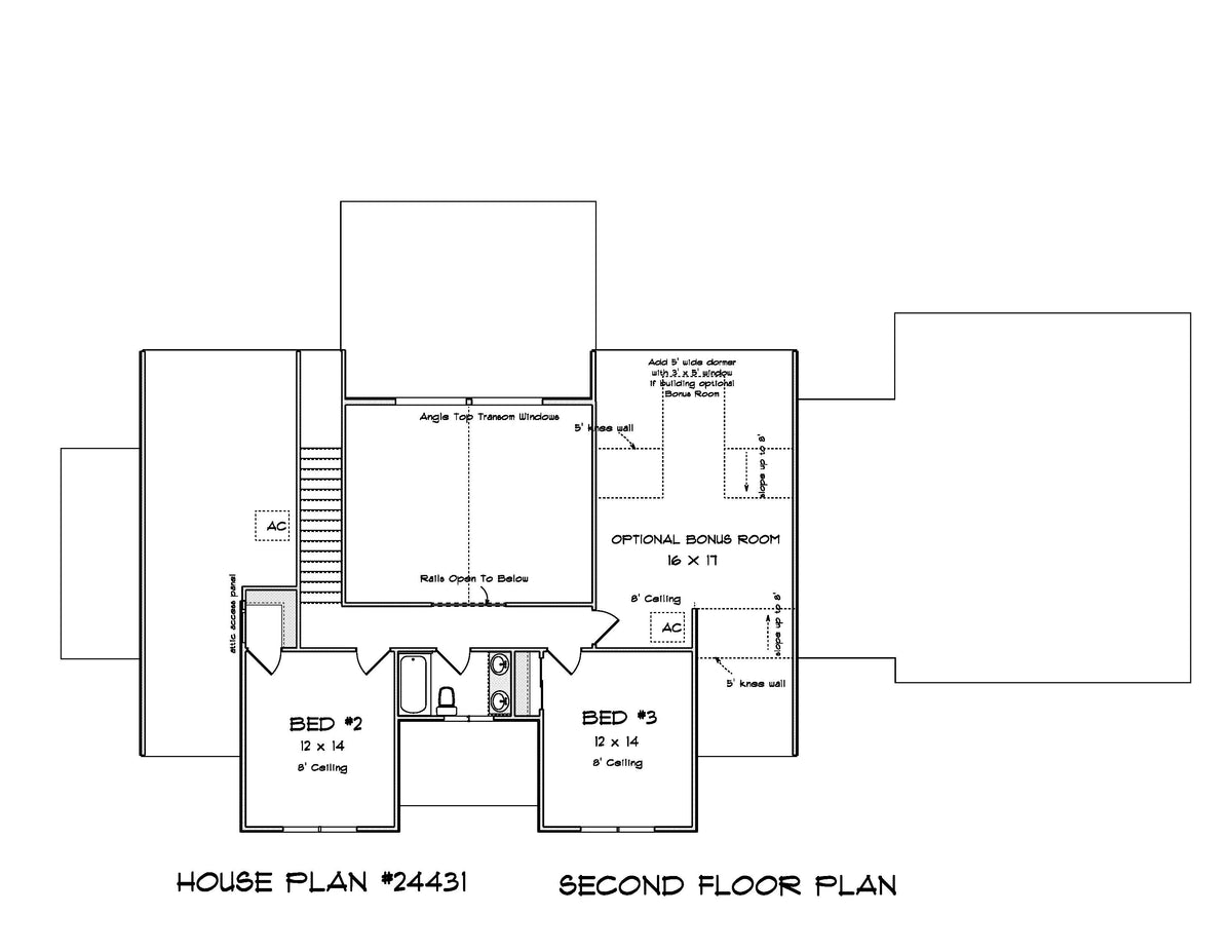 Cottonwood Creek Second Floor Plan