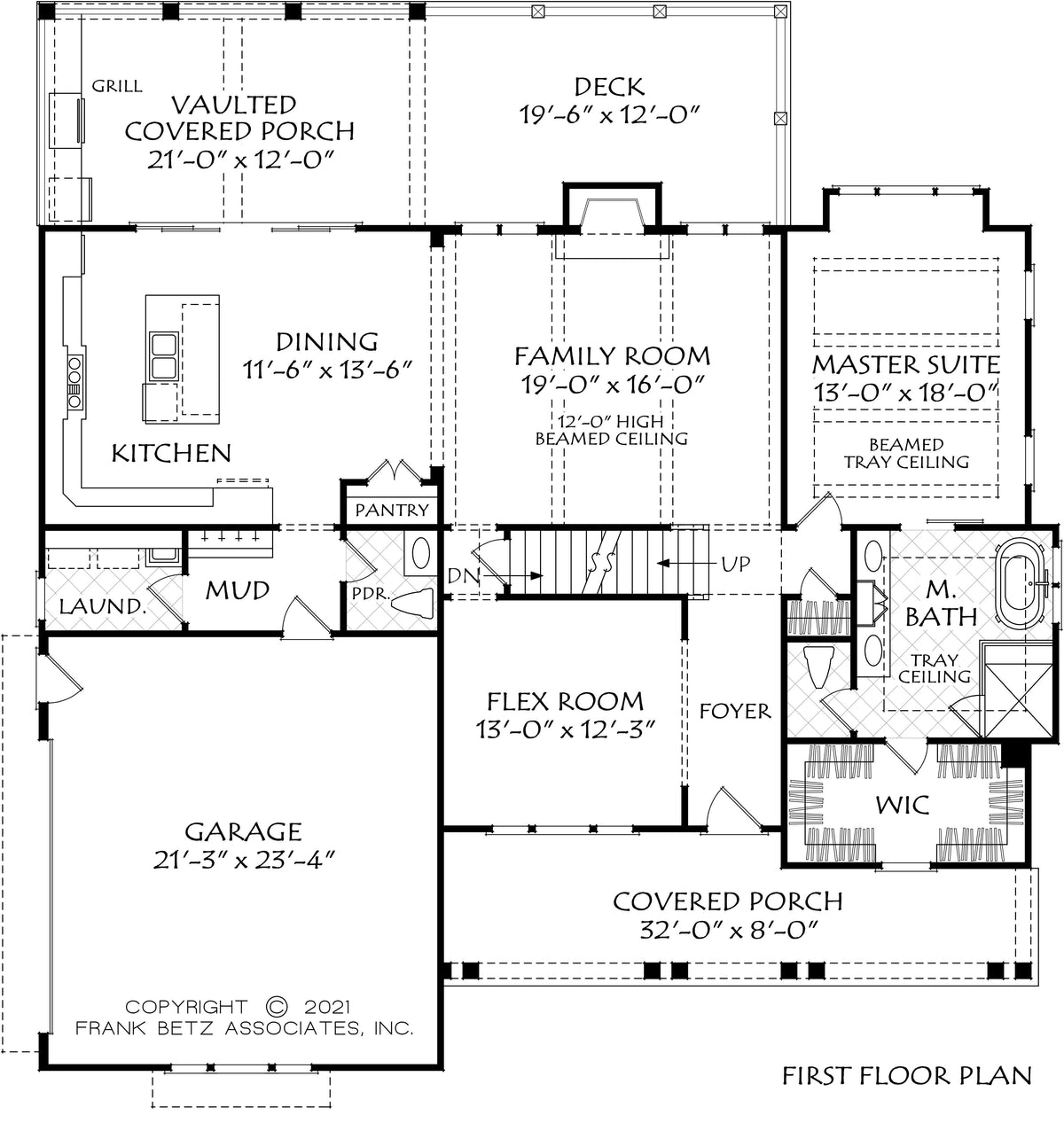 Wood Hollow House Plan - Archival Designs House Plans, floor plan