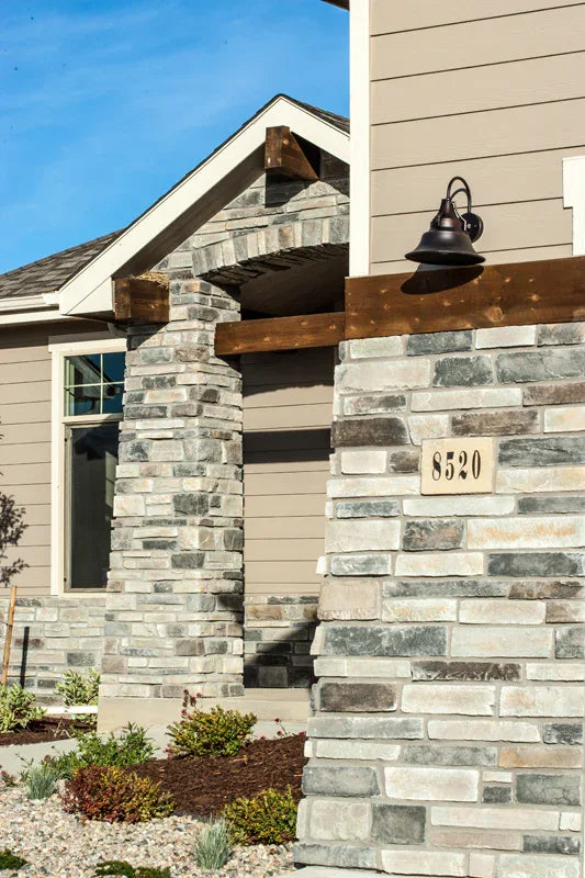 I7636-A Ranch House, 3 Bedrooms, 2.5 Bathrooms | The Tawny Thrush House Plan Exterior-6