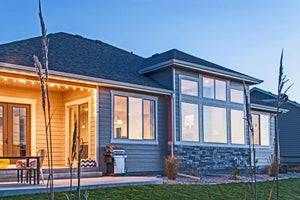 I7636-A Ranch House, 3 Bedrooms, 2.5 Bathrooms | The Tawny Thrush House Plan Exterior-5