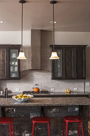 I7636-A Ranch House Kitchen, 3 Bedrooms, 2.5 Bathrooms | The Tawny Thrush House Plan