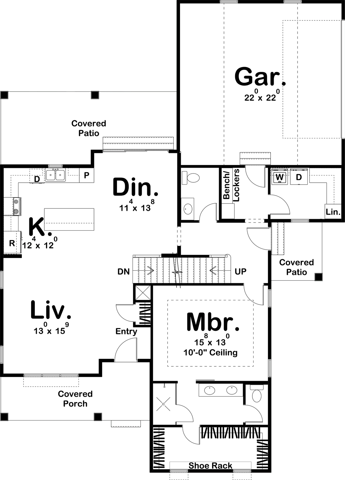 Applewood House Plan - Archival Designs House Plans, floor plan