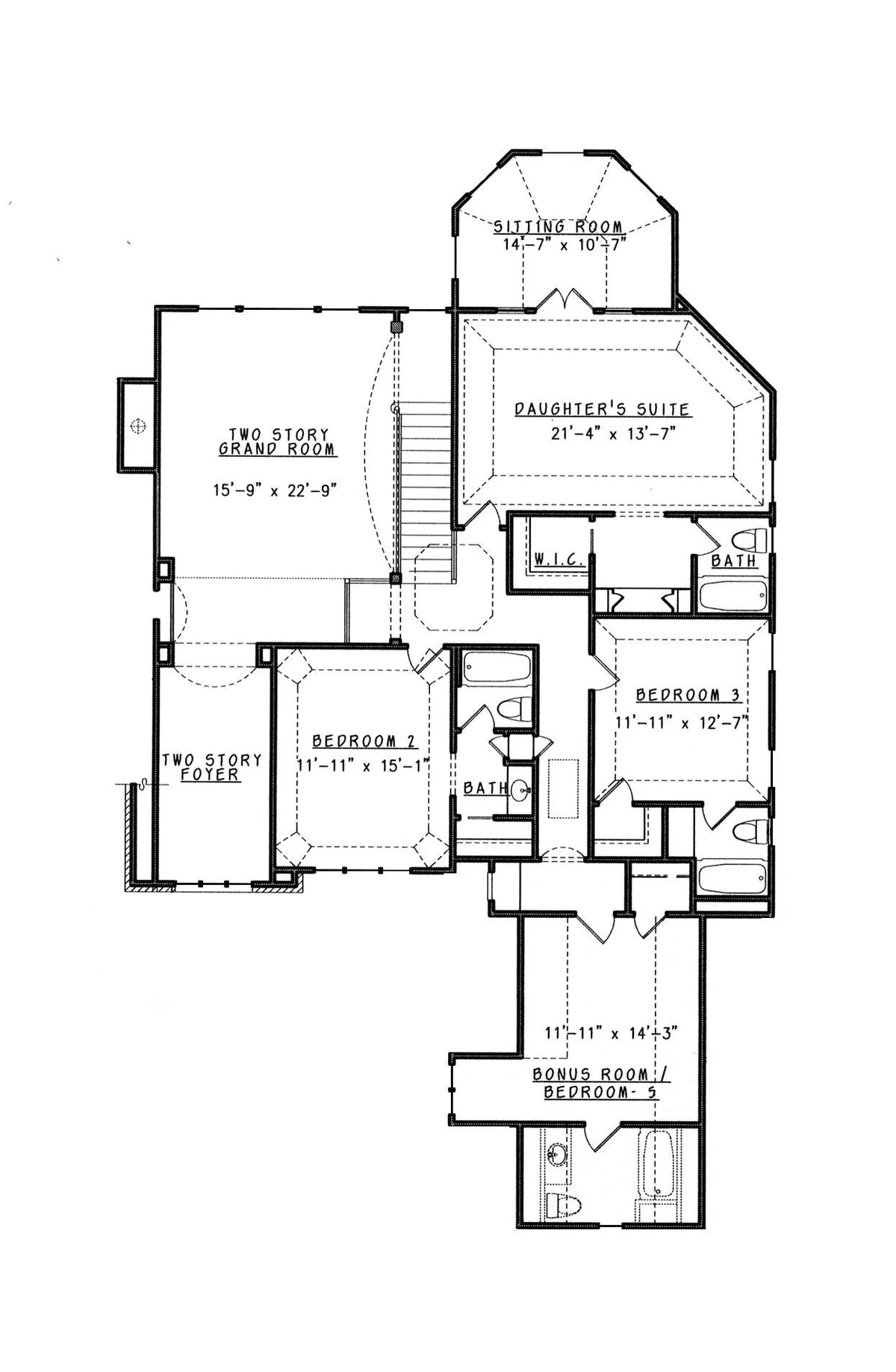 Ashley Manor - Archival Designs House Plans, floor plan