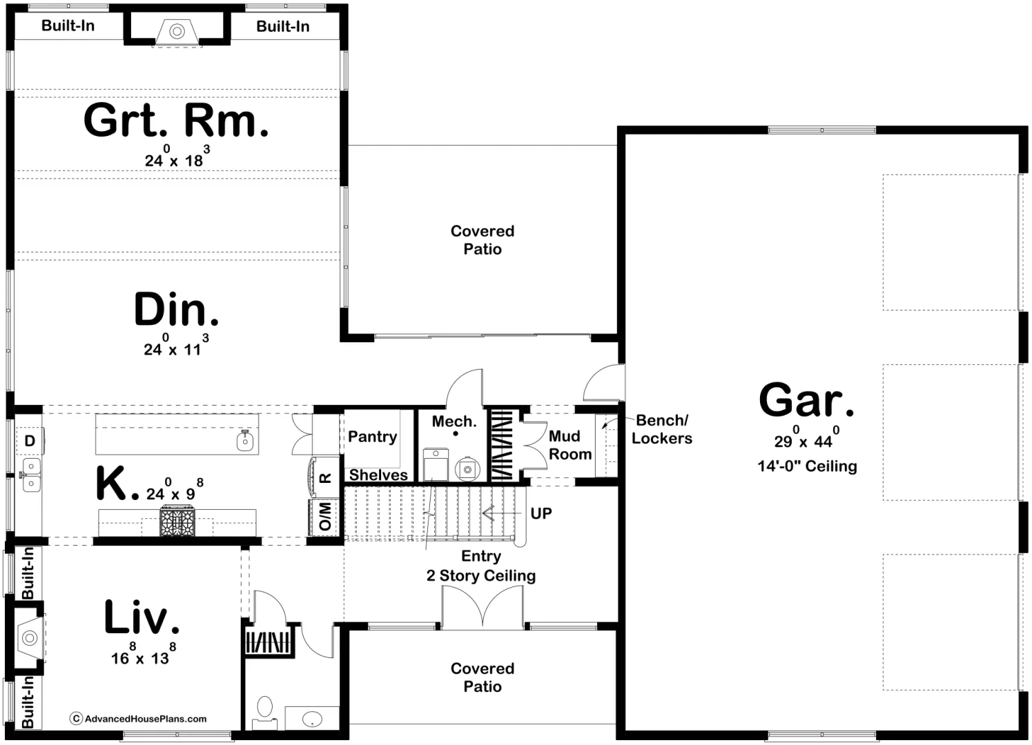 Barton Creek Barndominium - Archival Designs House Plans