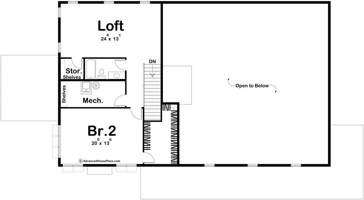 Batenhorst Barndominium - Archival Designs House Plans, floor plan