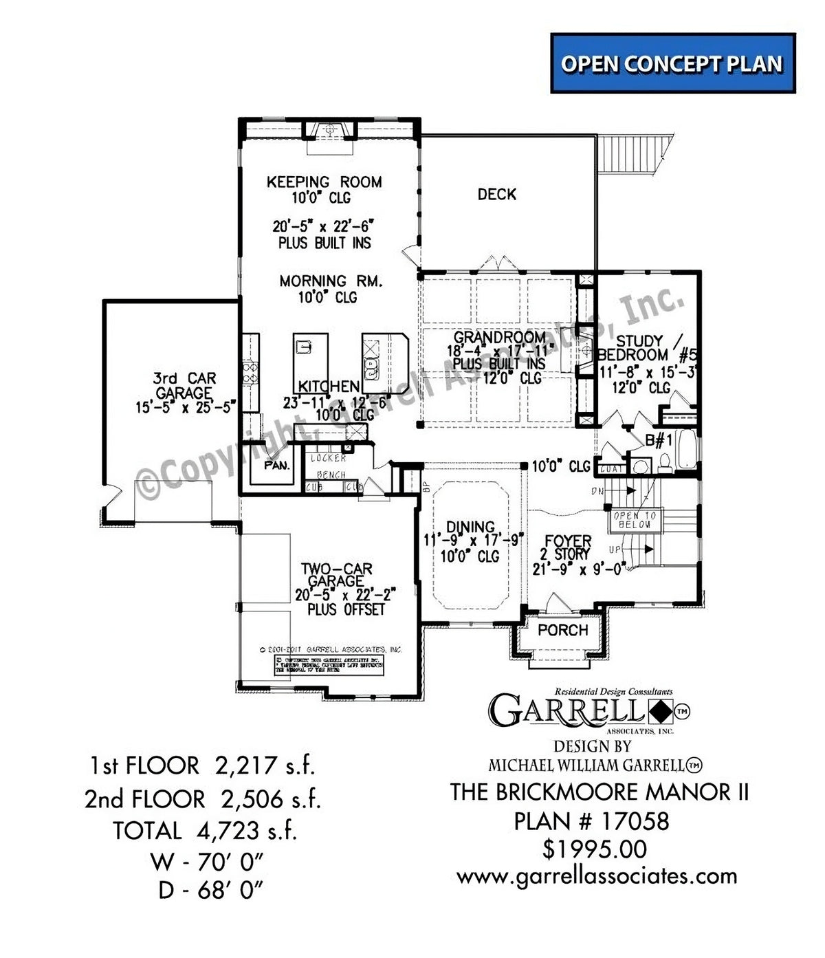 Brickmoore Manor II Archival Designs Floor Plan