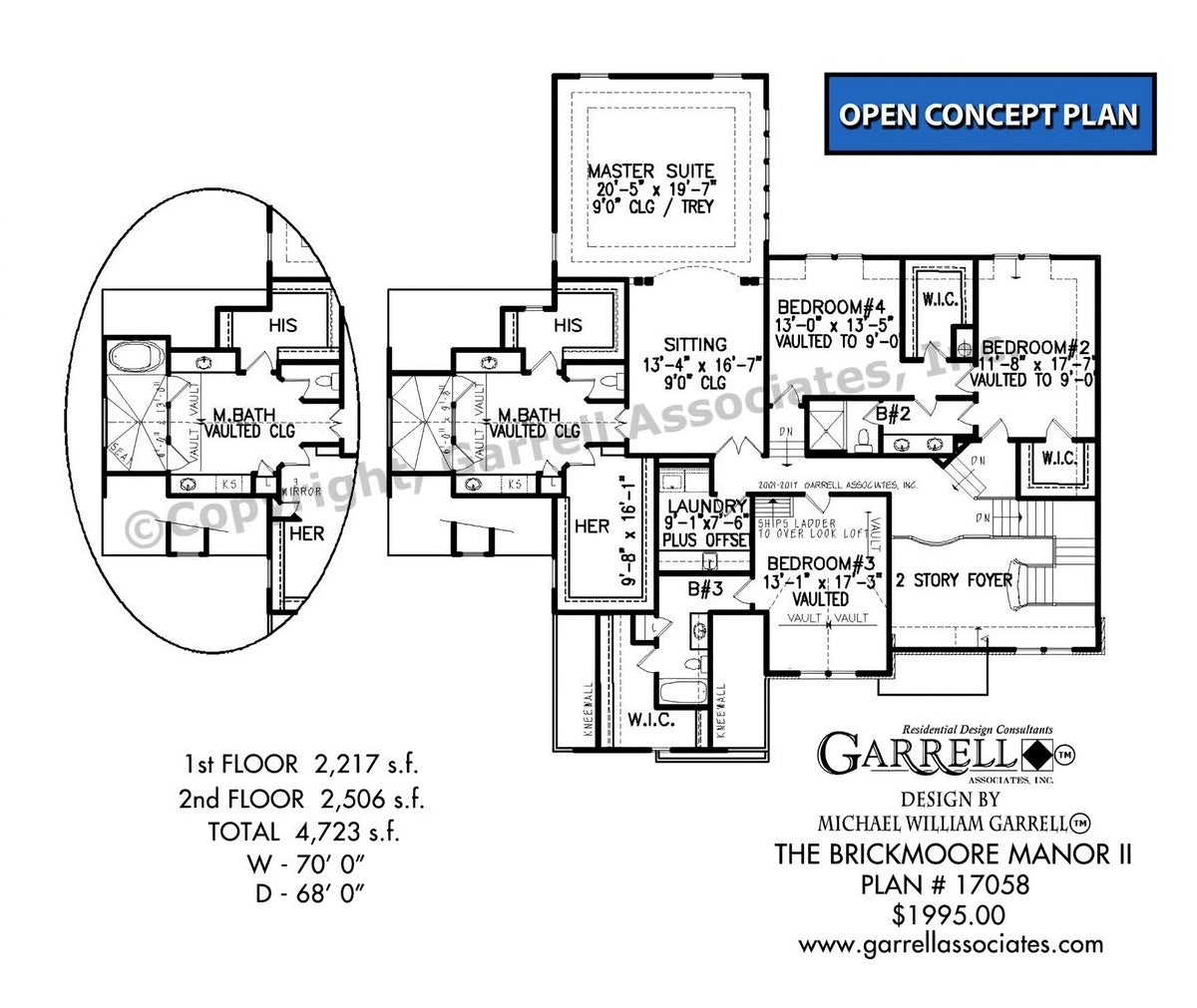 Brickmoore Manor II Archival Designs Floor Plan