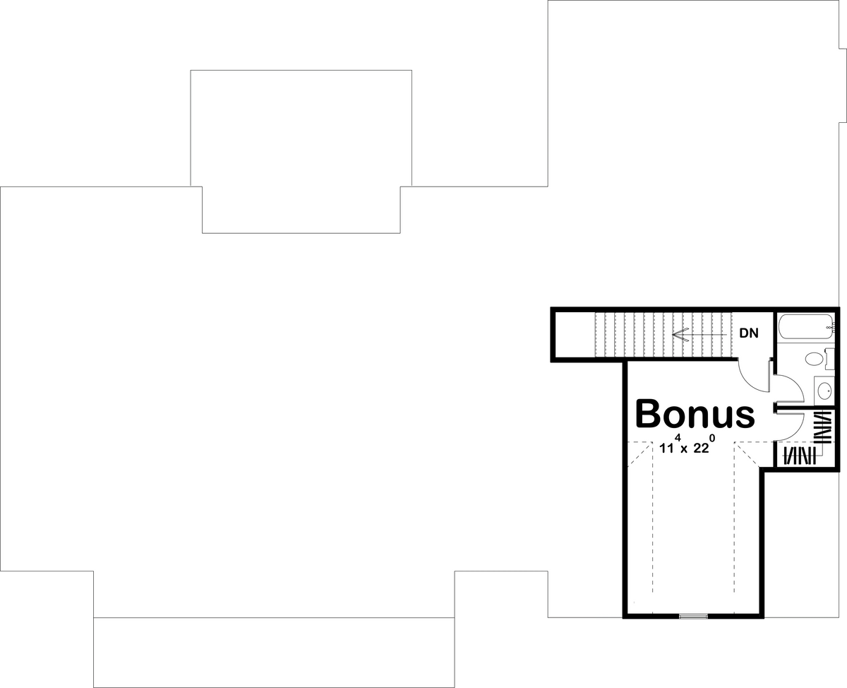 Bridgeport House Plan - Archival Designs House Plans, floor plan